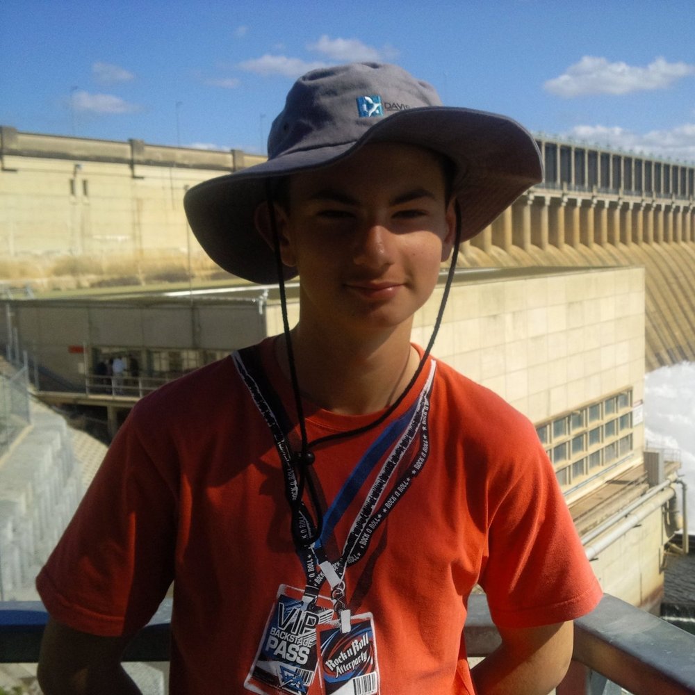 Matt Kovacevic at the Hume Weir